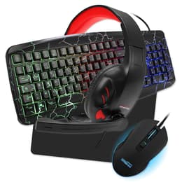 AZERTY Klávesnica Amstrad Francúzska Podsvietená klávesnica Warriors