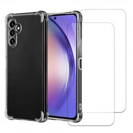 Obal Galaxy A54 a 2 ochranna obrazovky - TPU - Priehľadná