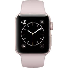 Apple Watch (Series 2) GPS 38mm - Hliníková Ružové zlato - Sport Loop Piesková ružová