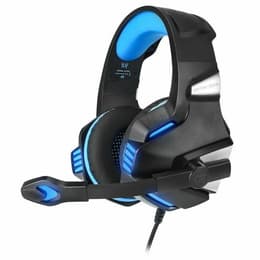 Slúchadlá Kotion Each G7500 gaming drôtové Mikrofón - Čierna/Modrá
