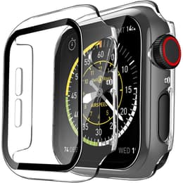 Obal Apple Watch Series 5 - 44 mm - Plast - Priehľadná
