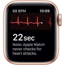Apple Watch (2019) GPS + mobilná sieť 40 mm - Hliníková Zlatá - Sport band Starlight