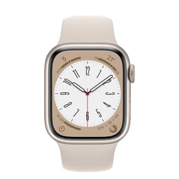 Apple Watch Series 8 (2022) GPS 41 mm - Hliníková Starlight - Sport band Starlight