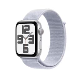 Apple Watch Series SE 2 (2022) GPS 44 mm - Hliníková Strieborná - Sport loop Modrá