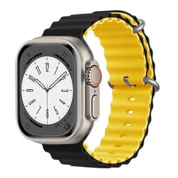 Apple Watch (Ultra) 2022 GPS 49mm - Titánová Čierna/Žltá - Oceánska kapela