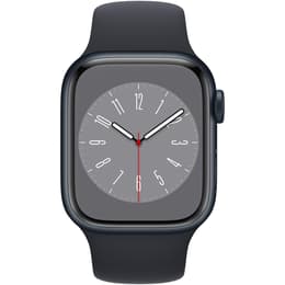 Apple Watch (Series 8) 2022 GPS + mobilná sieť 45mm - Nerezová Čierna - Milanese loop Čierna