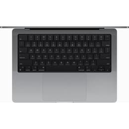 MacBook Pro 14" (2023) - Apple M3 8‑core CPU a GPU 10-Core - 8GB RAM - SSD 1000GB - Štandardná obrazovka - QWERTZ - Nemecká