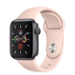 Apple Watch (Series 4) 2018 GPS + mobilná sieť 44mm - Nerezová Vesmírna šedá - Sport Loop Ružová