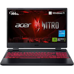 Acer Nitro 5 AN515-58-525P 15" - Core i5 - Gen 12 (H) - 16GB - SSD 512 GBGB NVIDIA GeForce RTX 3050 QWERTY - Anglická