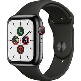 Apple Watch (Series 5) 2019 GPS + mobilná sieť 44mm - Hliníková Vesmírna šedá - Sport Loop Čierna