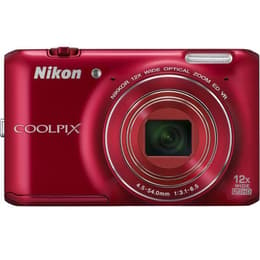 Nikon Coolpix S6400 Kompakt 16 - Červená
