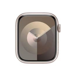 Apple Watch Series 9 (2023) - (remienok nie je súčasťou balenia) - GPS + mobilná sieť 41 mm - Starlight Hliníková
