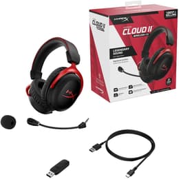 Slúchadlá Hyperx Cloud II gaming wireless Mikrofón - Červená/Čierna
