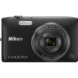 Nikon Coolpix S5300 Kompakt 20 - Čierna