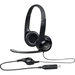 Slúchadlá Logitech H390 drôtové Mikrofón - Čierna