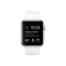 Apple Watch Series 3 (2017) GPS 38 mm - Hliníková Strieborná - Sport band Biela