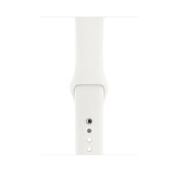 Apple Watch Series 3 (2017) GPS 38 mm - Hliníková Strieborná - Sport band Biela