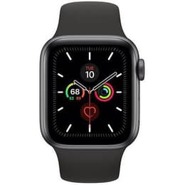Apple Watch (Series 5) 2019 GPS + mobilná sieť 44mm - Titánová Čierna - Sport Loop Čierna