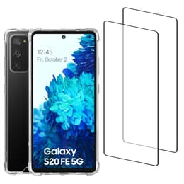 Obal Galaxy S20 FE/Galaxy S20 FE 5G a 2 ochranna obrazovky - Recyklovaný plast - Priehľadná