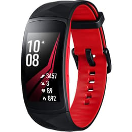 Smart hodinky Samsung Gear Fit 2 Pro á á - Čierna/Červená