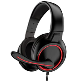 Slúchadlá Advance GTA 210 gaming drôtové Mikrofón - Čierna/Červená