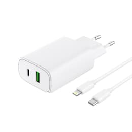 Kábel a Wallplug (USB-C + Lightning) 20W - WTK