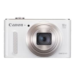 Kompakt PowerShot SX610 HS - Biela + Canon Canon Zoom lens 18x IS 25–450 mm f/3.8–6.9