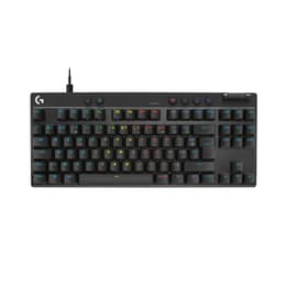 AZERTY Klávesnica Logitech Francúzska Podsvietená klávesnica PRO X TKL RAPID