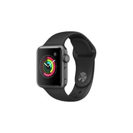 Apple Watch (Series 2) GPS 38mm - Hliníková Sivá - Sport Loop Čierna