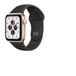 Apple Watch (Series SE) 2020 GPS 40mm - Hliníková Zlatá - Sport band Čierna