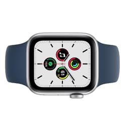 Apple Watch (Series 5) 2019 GPS 40mm - Hliníková Strieborná - Sport loop Modrá