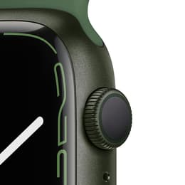 Apple Watch Series 7 (2021) GPS + mobilná sieť 45 mm - Hliníková Zelená - Sport band Zelená