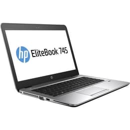 HP EliteBook 745 G4 14" PRO A10-8730B - SSD 128 GB - 8GB QWERTY - Anglická