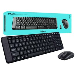 QWERTY Klávesnica Logitech Španielská Bezdrôtové MK220