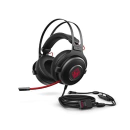 Slúchadlá HP Omen 800 gaming drôtové Mikrofón - Čierna