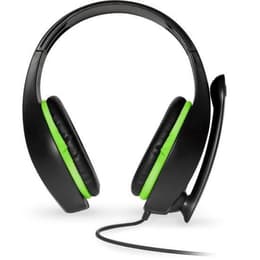 Slúchadlá Spirit Of Gamer PRO-XH5 Potláčanie hluku gaming drôtové Mikrofón - Čierna/Zelená
