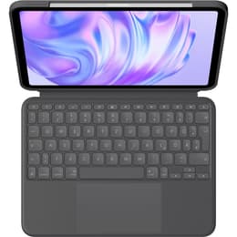 QWERTZ Klávesnica Logitech Nemecká Bezdrôtové Podsvietená klávesnica Combo Touch