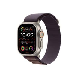 Apple Watch Ultra 3 (2025) GPS + mobilná sieť 49 mm - Titánová Čierna - Alpská slučka Modrá