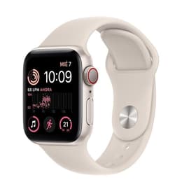 Apple Watch (Series SE) 2022 GPS + mobilná sieť 40mm - Hliníková Biela - Sport band Biela