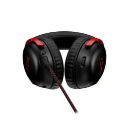 Slúchadlá HyperX Cloud III gaming drôtové Mikrofón - Čierna/Červená