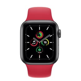 Apple Watch (Series SE) 2020 GPS 40mm - Hliníková Vesmírna šedá - Sport band Červená