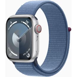 Apple Watch Series 9 (2023) GPS 41 mm - Hliníková Strieborná - Sport loop Modrá