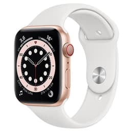 Apple Watch (Series 5) 2019 GPS + mobilná sieť 40mm - Hliníková Zlatá - Sport Loop Biela