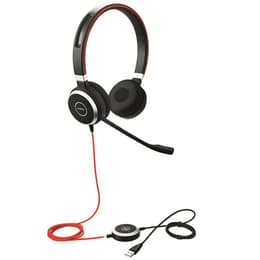 Slúchadlá Jabra Evolve 40 Potláčanie hluku drôtové Mikrofón - Čierna