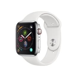 Apple Watch (Series 4) 2018 GPS 40mm - Hliníková Strieborná - Sport band Biela