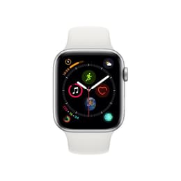 Apple Watch (Series 4) 2018 GPS 40mm - Hliníková Strieborná - Sport band Biela