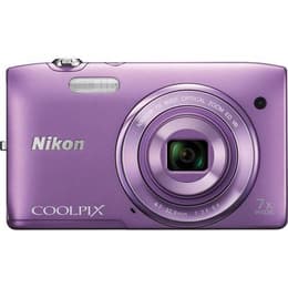 Nikon Coolpix S3500 Kompakt 20 - Fialová