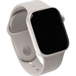 Apple Watch (Series 7) 2021 GPS 45mm - Hliníková Zlatá - Sport band Hviezdne svetlo