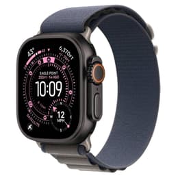 Apple Watch Ultra 2 (2024) GPS + mobilná sieť 49 mm - Titánová Čierna - Alpská slučka Modrá
