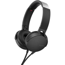 Slúchadlá Sony MDR-XB550AP drôtové Mikrofón - Čierna